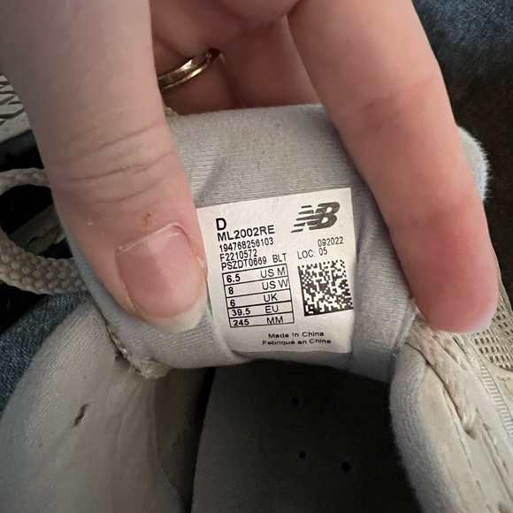 New Balance 2002R Sneakers in Cream
